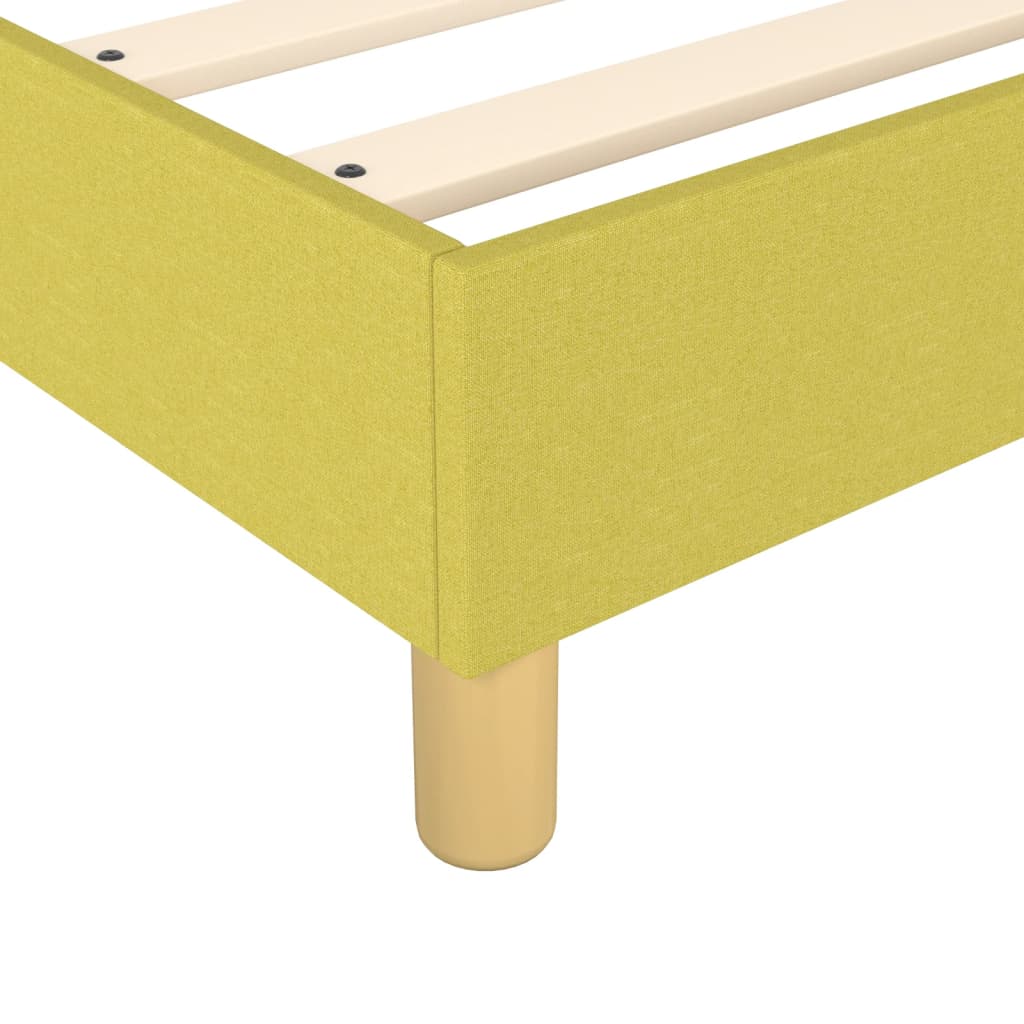 Bedframe zonder matras 160x200 cm stof groen