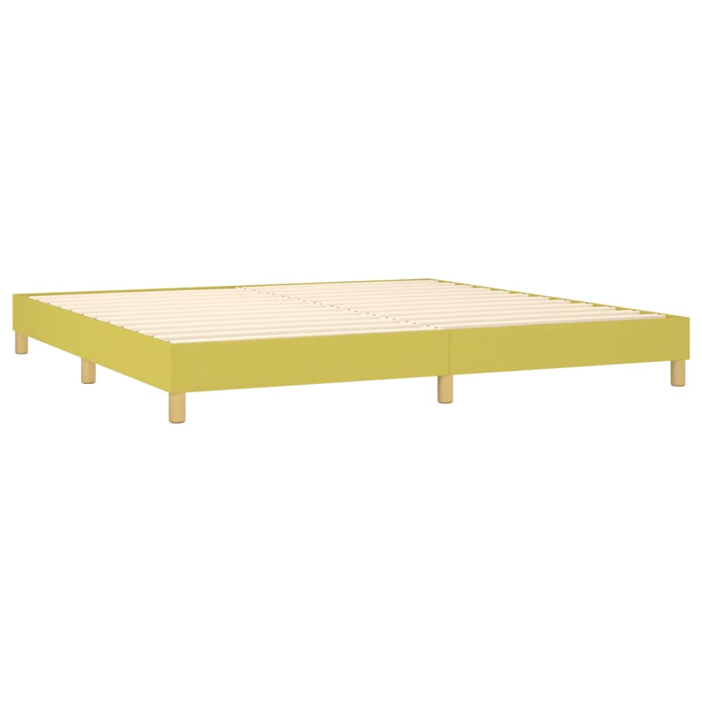 Bedframe zonder matras 200x200 cm stof groen