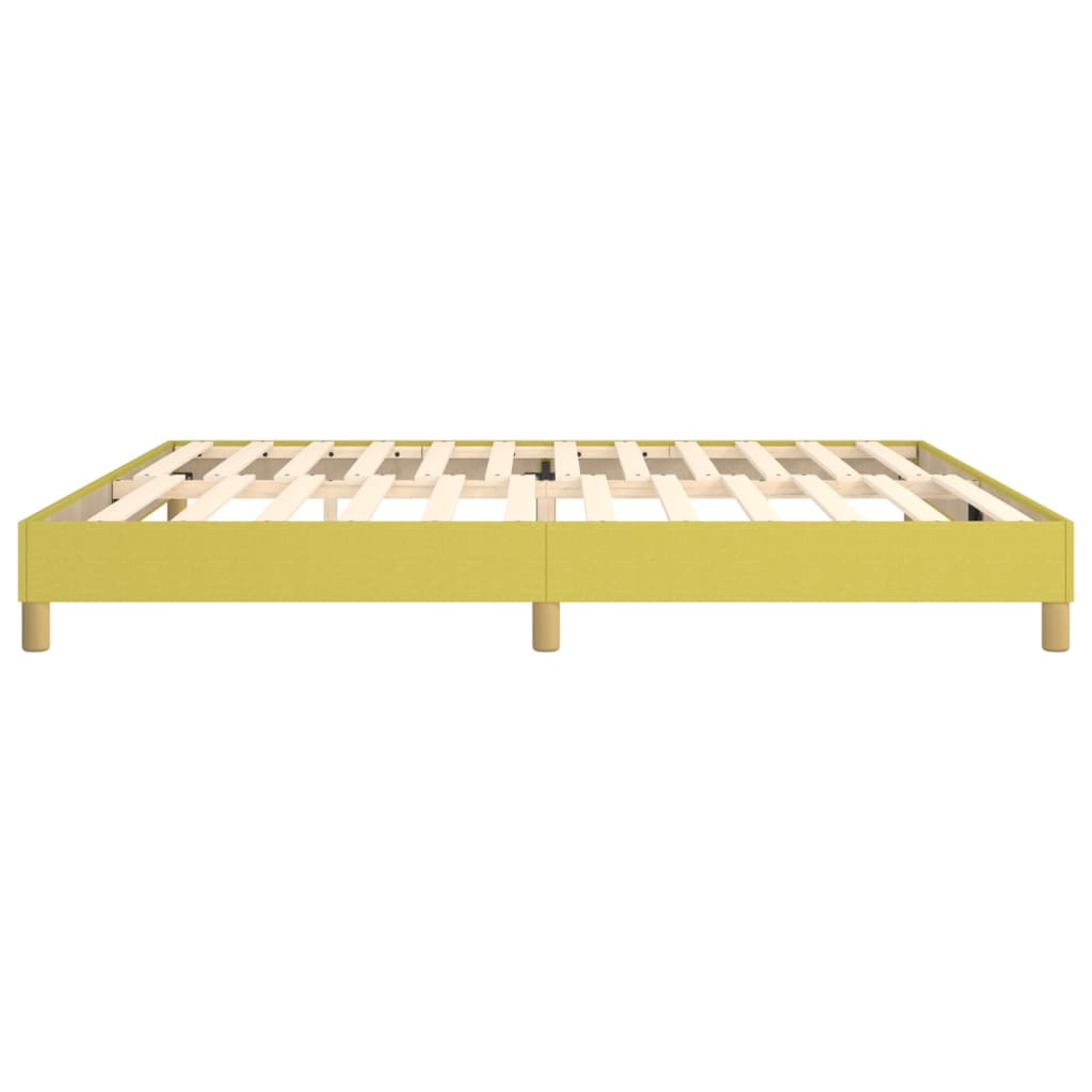 Bedframe zonder matras 200x200 cm stof groen