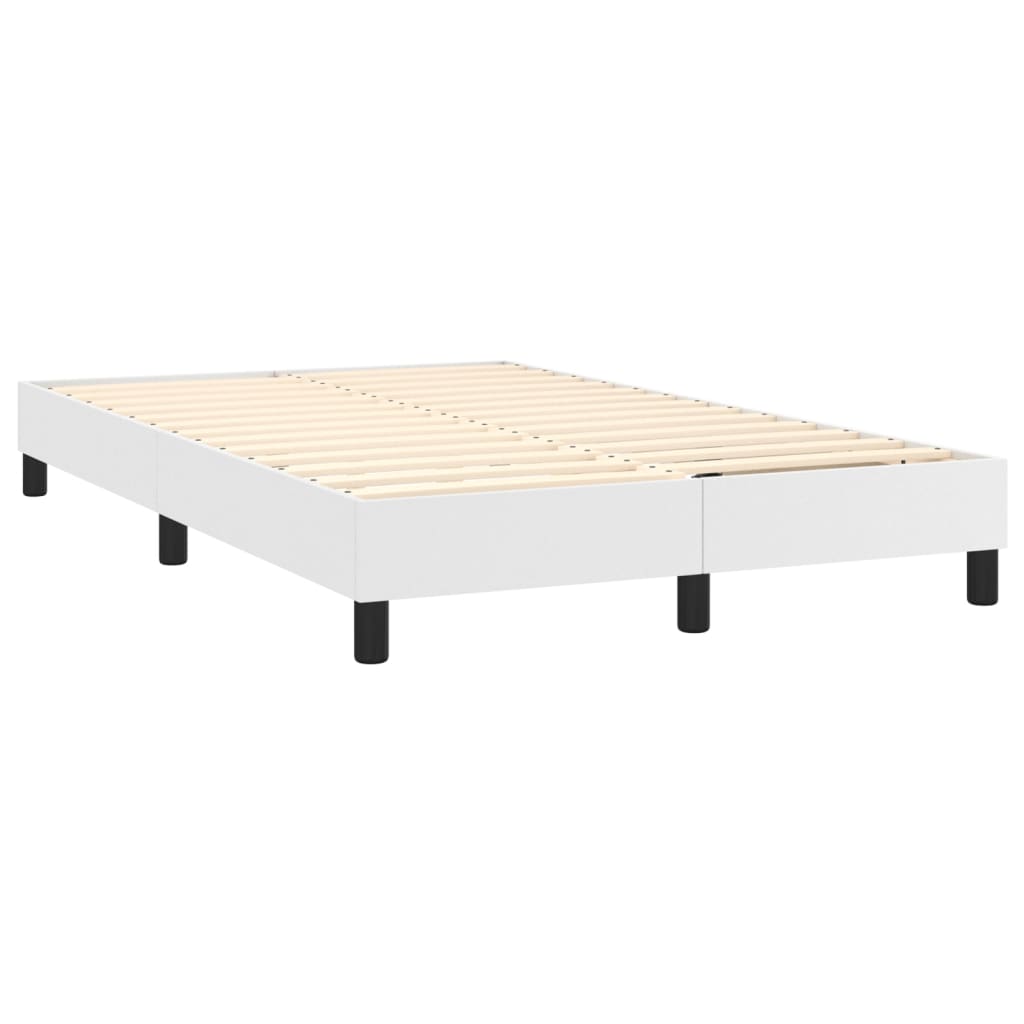 Bedframe kunstleer wit 120x200 cm Bedden & bedframes | Creëer jouw Trendy Thuis | Gratis bezorgd & Retour | Trendy.nl