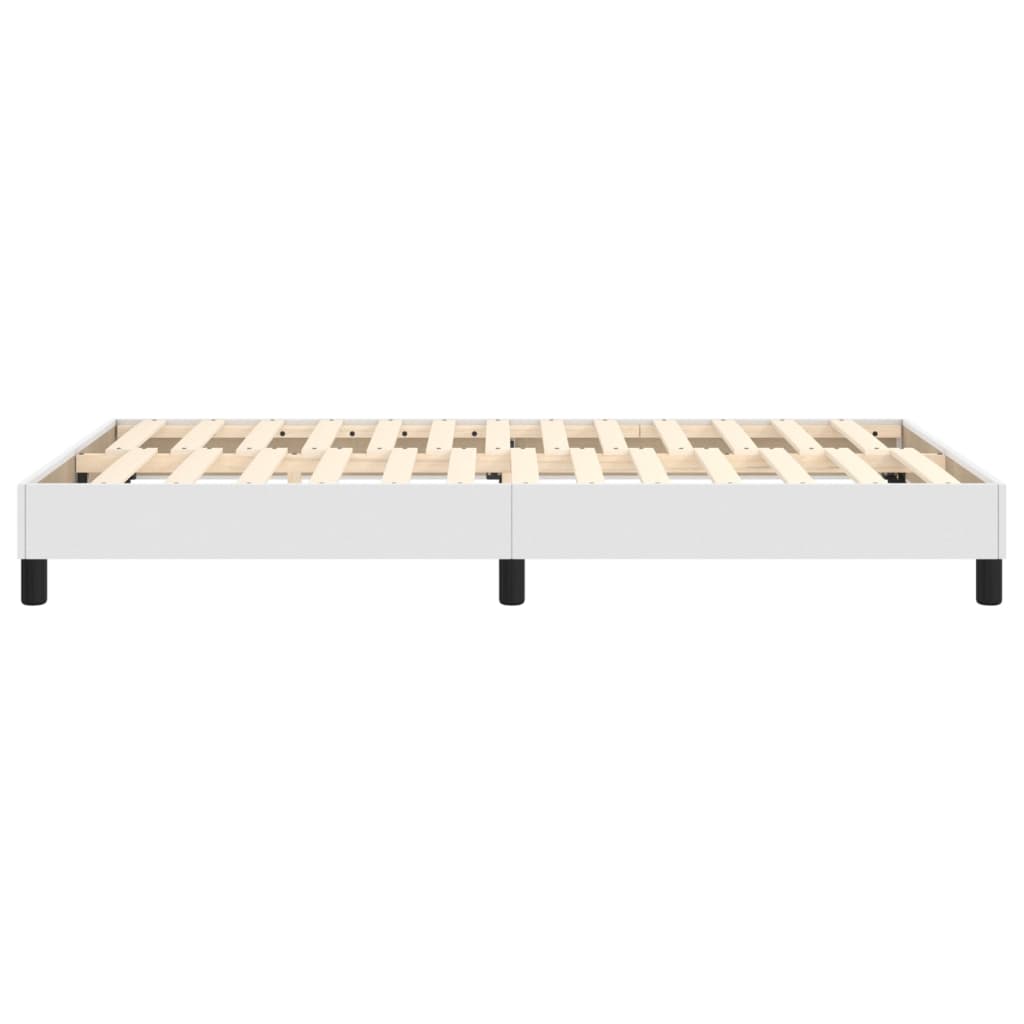 Bedframe kunstleer wit 120x200 cm Bedden & bedframes | Creëer jouw Trendy Thuis | Gratis bezorgd & Retour | Trendy.nl