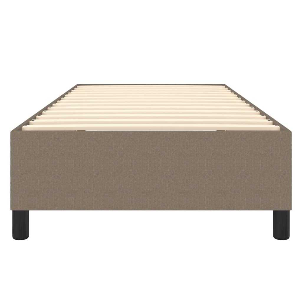 Boxspringframe stof taupe 90x190 cm Bedden & bedframes | Creëer jouw Trendy Thuis | Gratis bezorgd & Retour | Trendy.nl