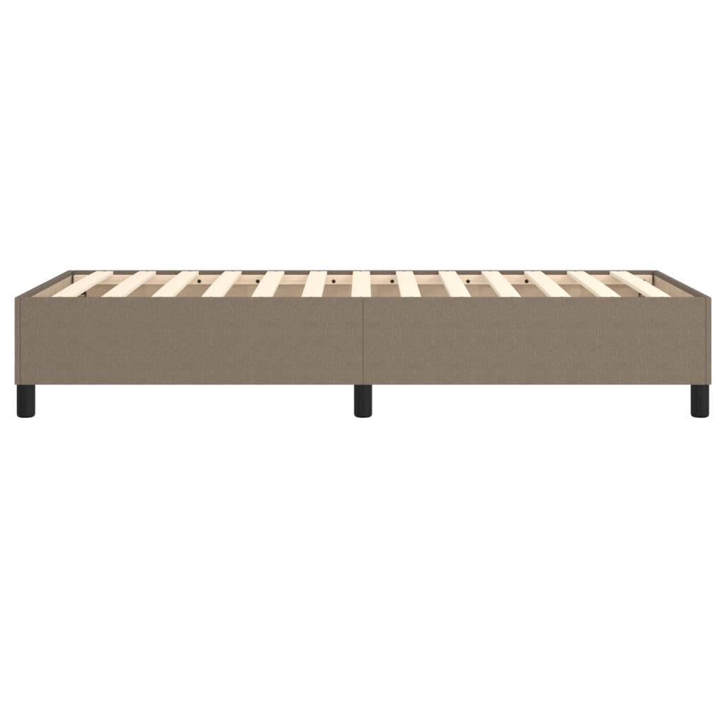 Boxspringframe stof taupe 90x190 cm Bedden & bedframes | Creëer jouw Trendy Thuis | Gratis bezorgd & Retour | Trendy.nl