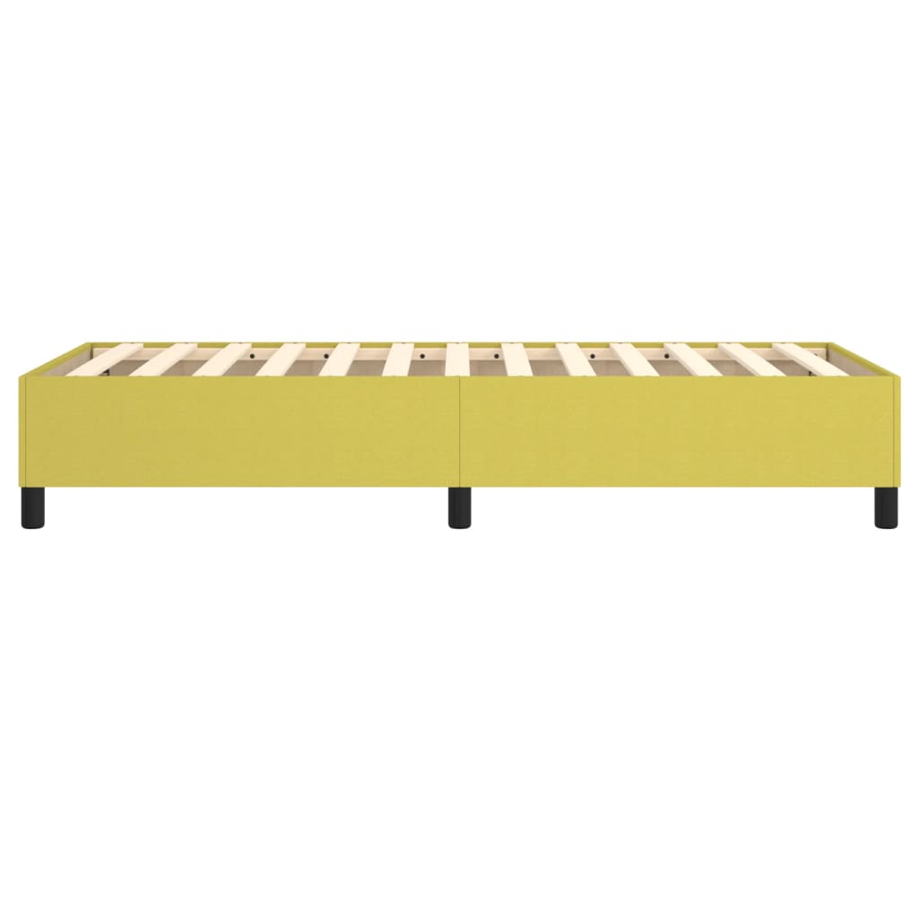 Bedframe zonder matras 100x200 cm stof groen