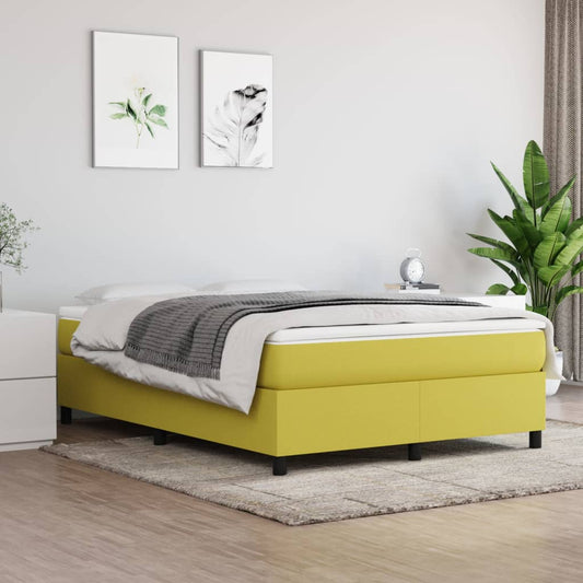 Bedframe zonder matras 140x190 cm stof groen