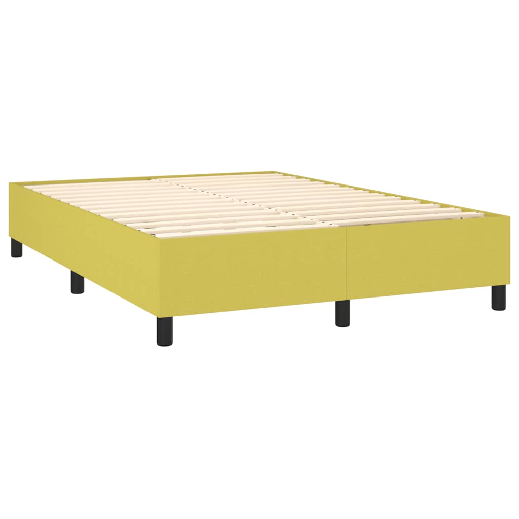 Bedframe zonder matras 140x200 cm stof groen