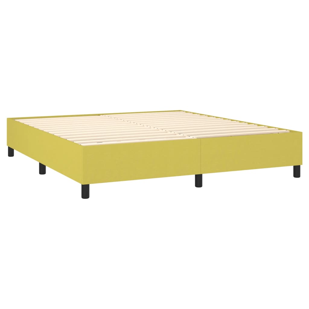 Bedframe zonder matras 160x200 cm stof groen