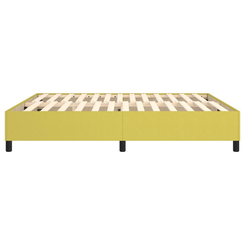 Bedframe zonder matras 160x200 cm stof groen