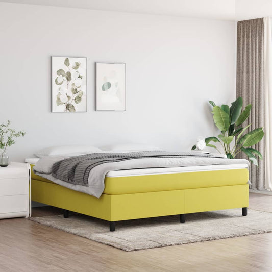 Bedframe zonder matras 160x200 cm stof groen