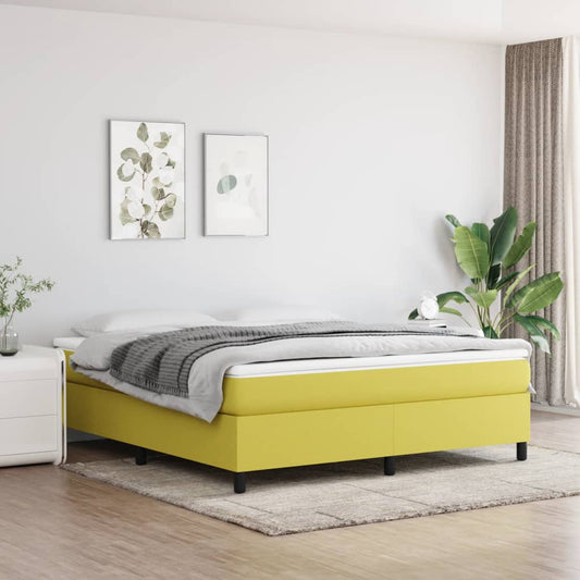 Bedframe zonder matras 180x200 cm stof groen