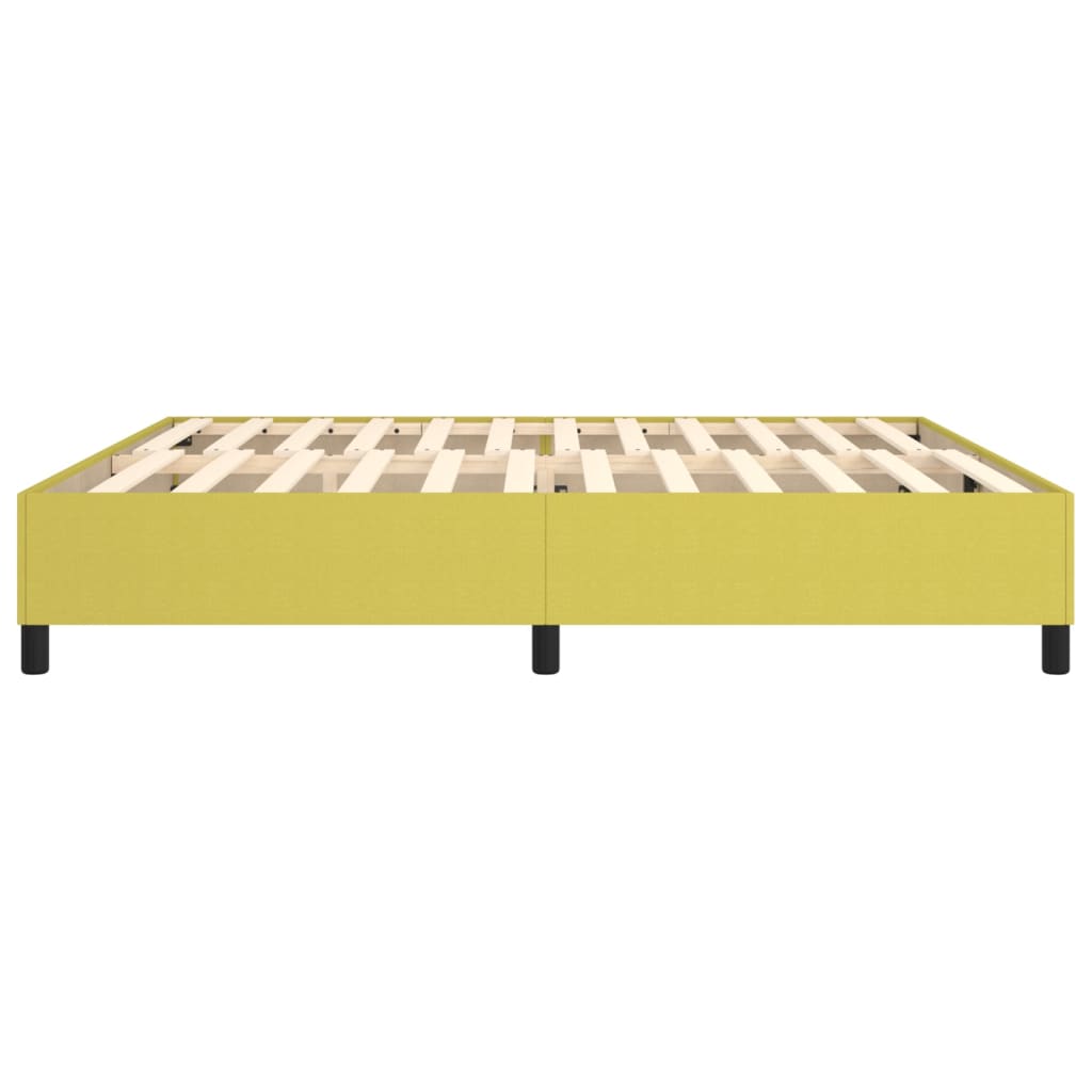 Bedframe zonder matras 200x200 cm stof groen