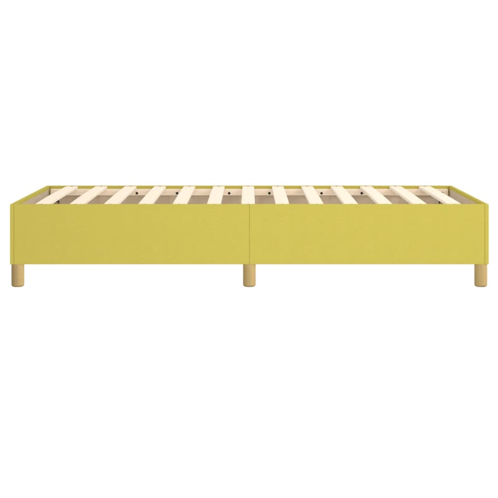 Bedframe stof groen 80x200 cm