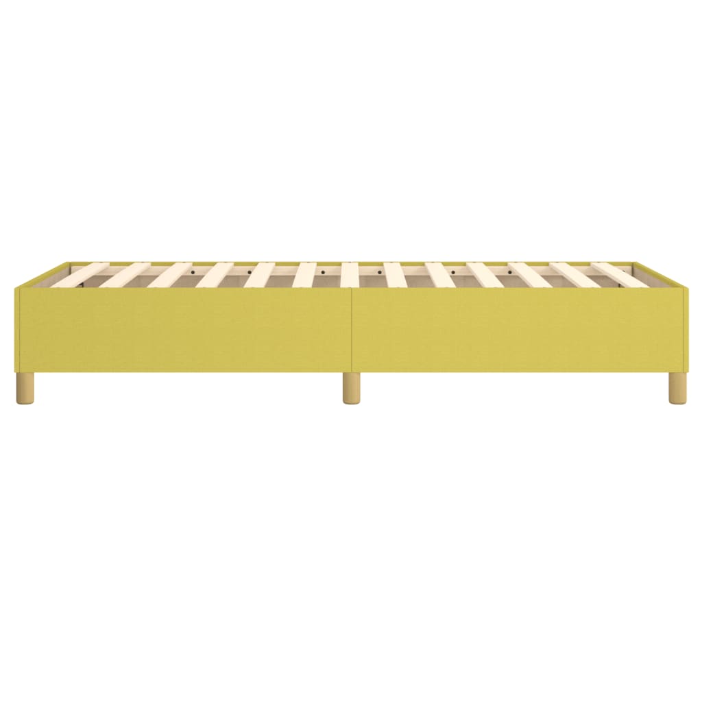 Bedframe stof groen 90x200 cm