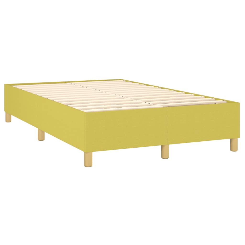 Bedframe zonder matras 120x200 cm stof groen