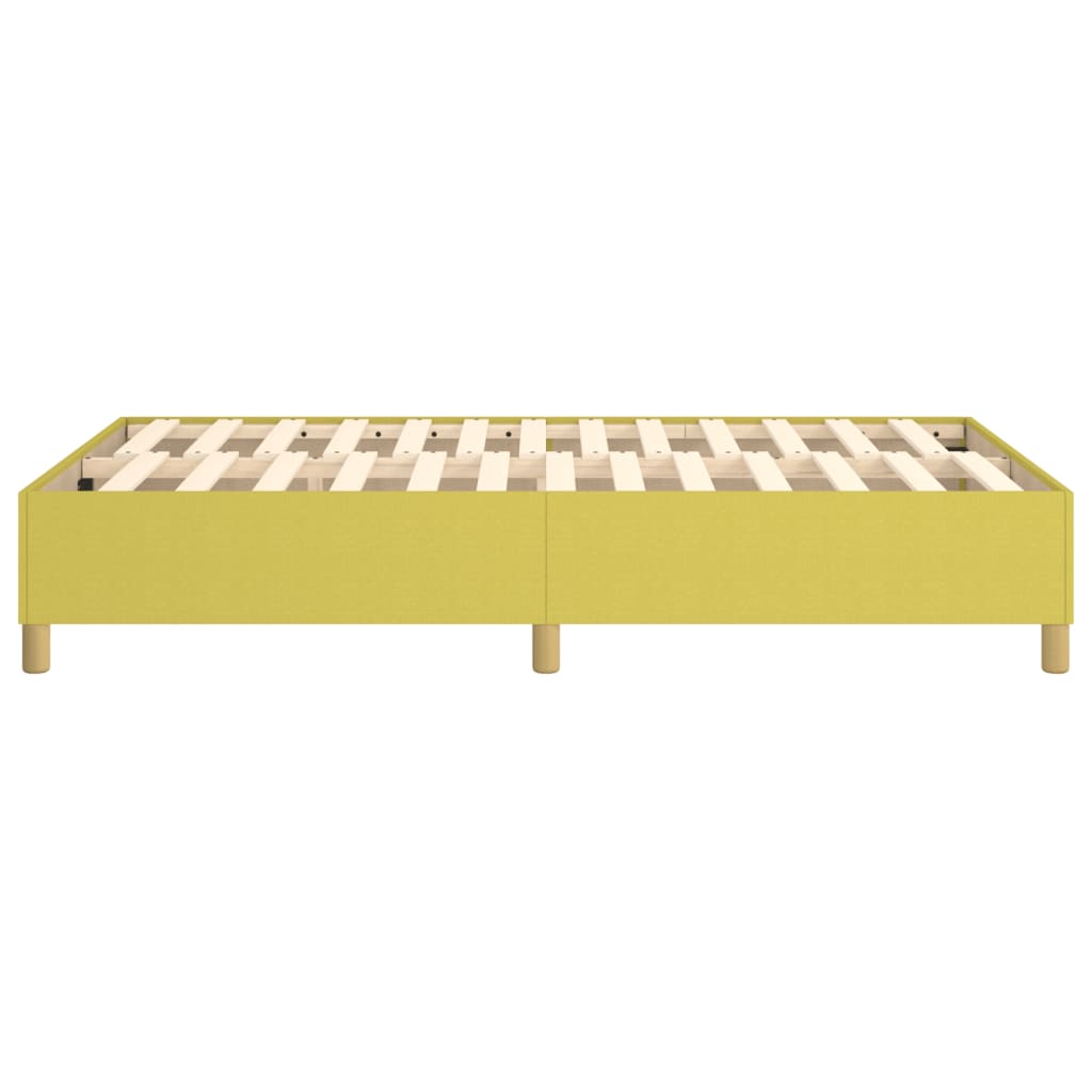 Bedframe zonder matras 120x200 cm stof groen