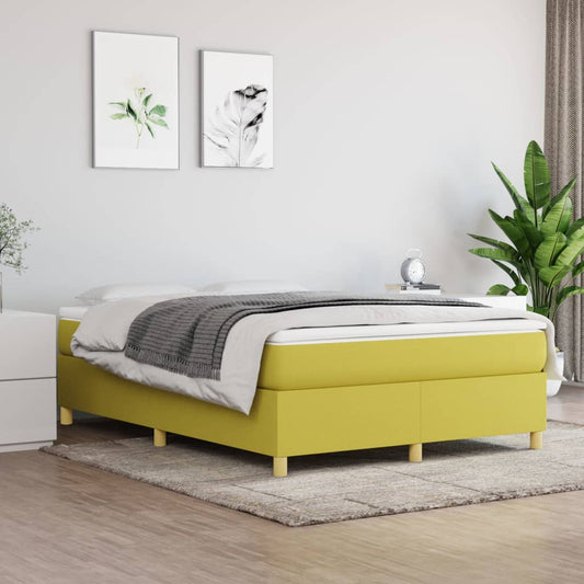 Bedframe zonder matras 140x190 cm stof groen