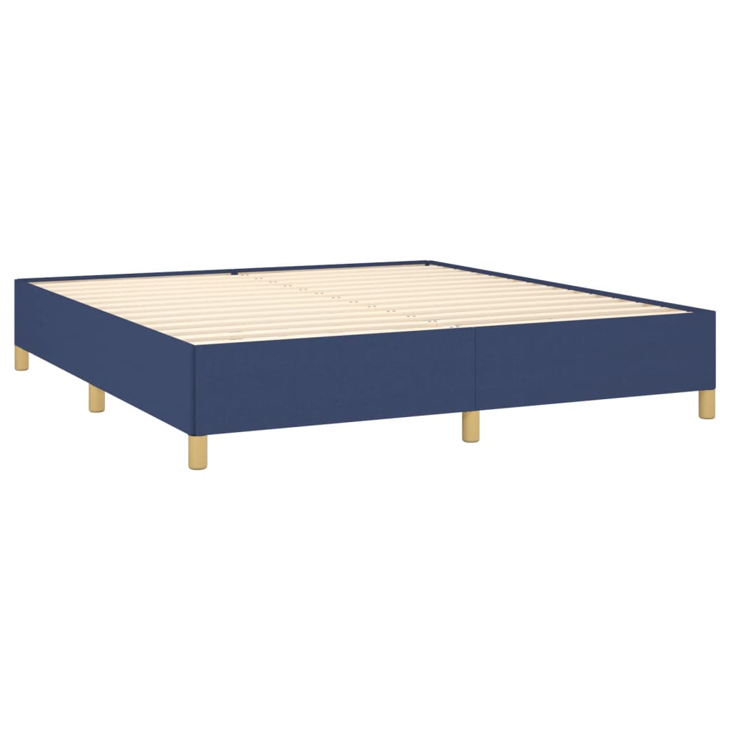 Bedframe stof blauw 180x200 cm Bedden & bedframes | Creëer jouw Trendy Thuis | Gratis bezorgd & Retour | Trendy.nl