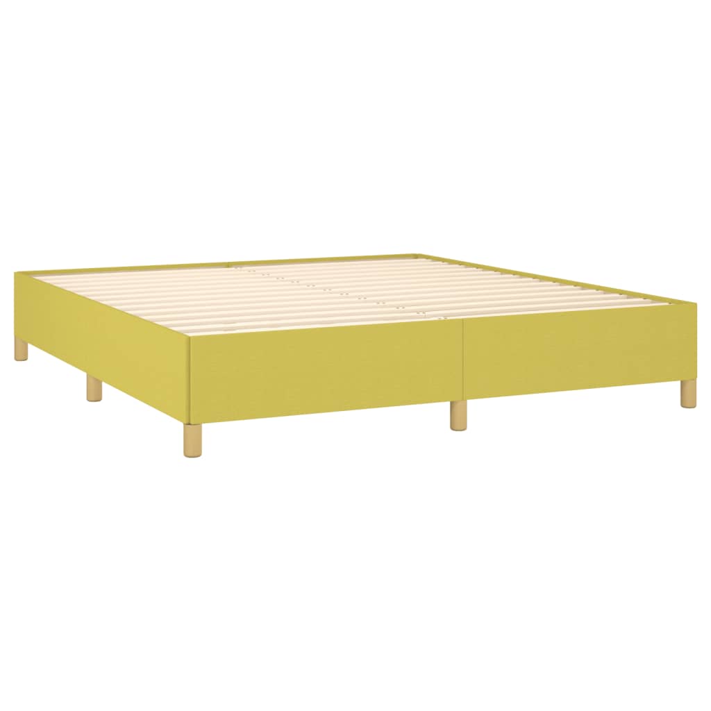 Bedframe zonder matras 180x200 cm stof groen