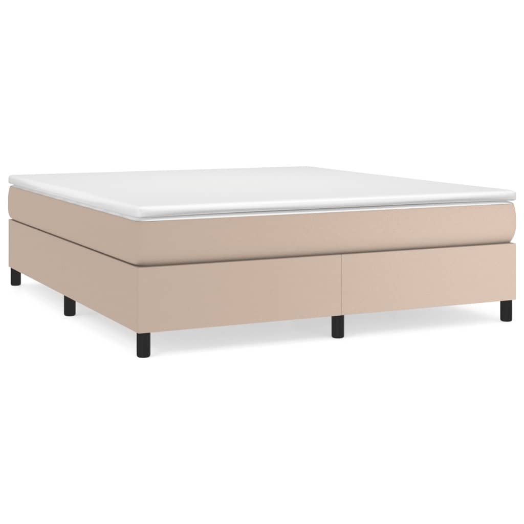 Bedframe kunstleer cappuccinokleurig 180x200 cm