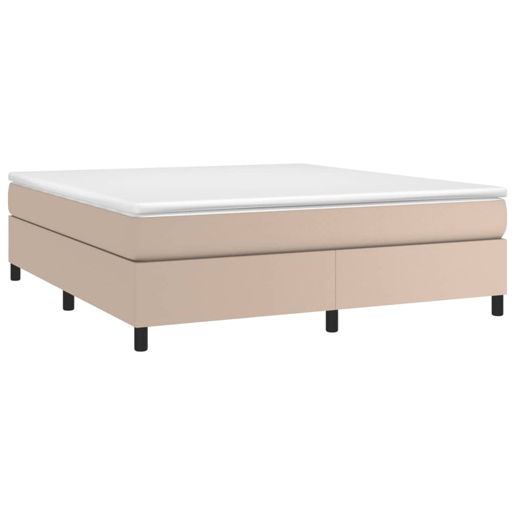 Bedframe kunstleer cappuccinokleurig 180x200 cm