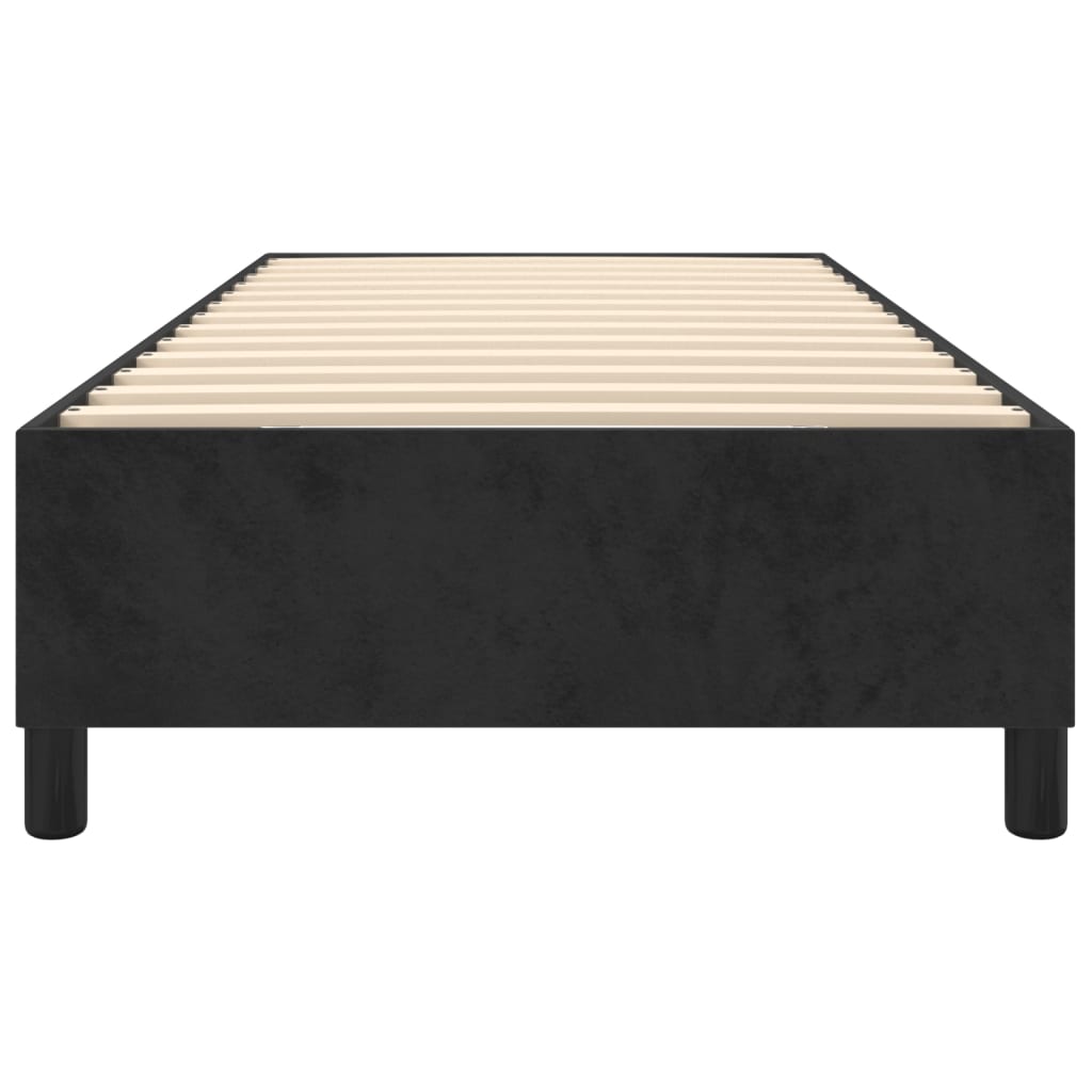 Bedframe fluweel zwart 90x190 cm Bedden & bedframes | Creëer jouw Trendy Thuis | Gratis bezorgd & Retour | Trendy.nl