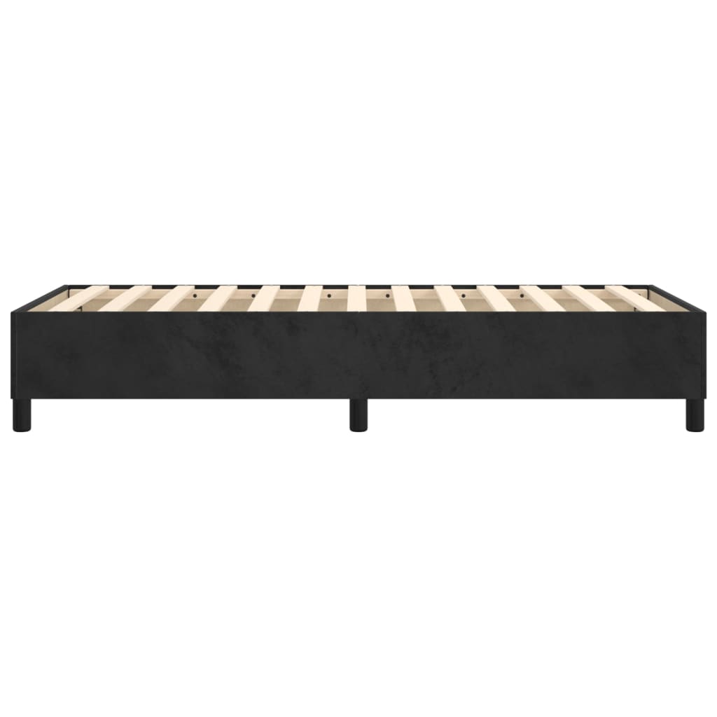 Bedframe fluweel zwart 90x190 cm Bedden & bedframes | Creëer jouw Trendy Thuis | Gratis bezorgd & Retour | Trendy.nl