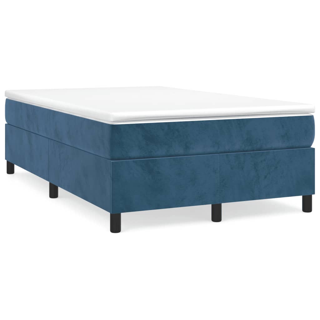 Bedframe fluweel donkerblauw 120x200 cm Bedden & bedframes | Creëer jouw Trendy Thuis | Gratis bezorgd & Retour | Trendy.nl