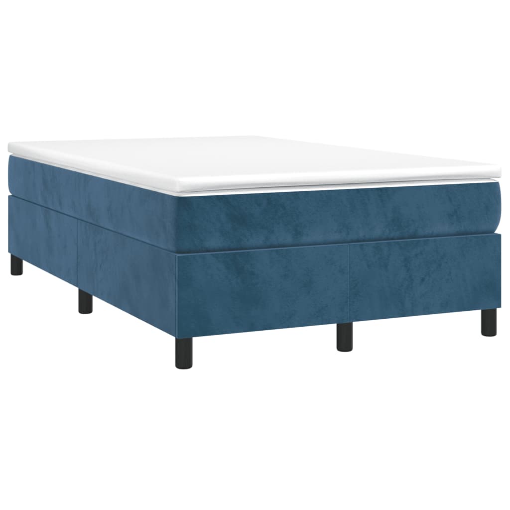 Bedframe fluweel donkerblauw 120x200 cm Bedden & bedframes | Creëer jouw Trendy Thuis | Gratis bezorgd & Retour | Trendy.nl