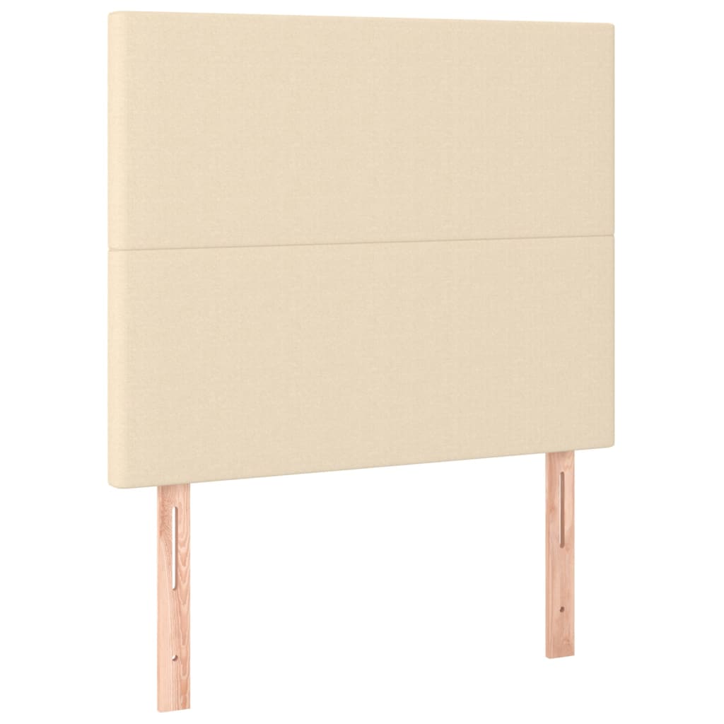 Hoofdborden 2 st 80x5x78/88 cm stof crèmekleurig Hoofdborden en voetborden | Creëer jouw Trendy Thuis | Gratis bezorgd & Retour | Trendy.nl