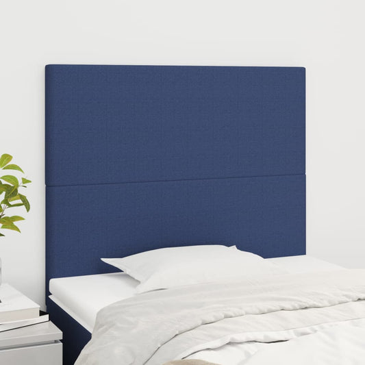 Hoofdborden 2 st 80x5x78/88 cm stof blauw Hoofdborden en voetborden | Creëer jouw Trendy Thuis | Gratis bezorgd & Retour | Trendy.nl