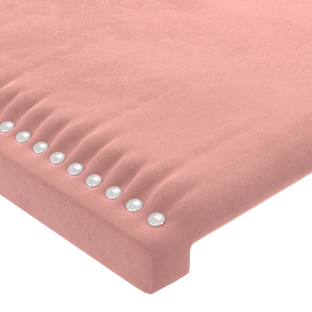 Hoofdborden 4 st 80x5x78/88 cm fluweel roze Hoofdborden en voetborden | Creëer jouw Trendy Thuis | Gratis bezorgd & Retour | Trendy.nl