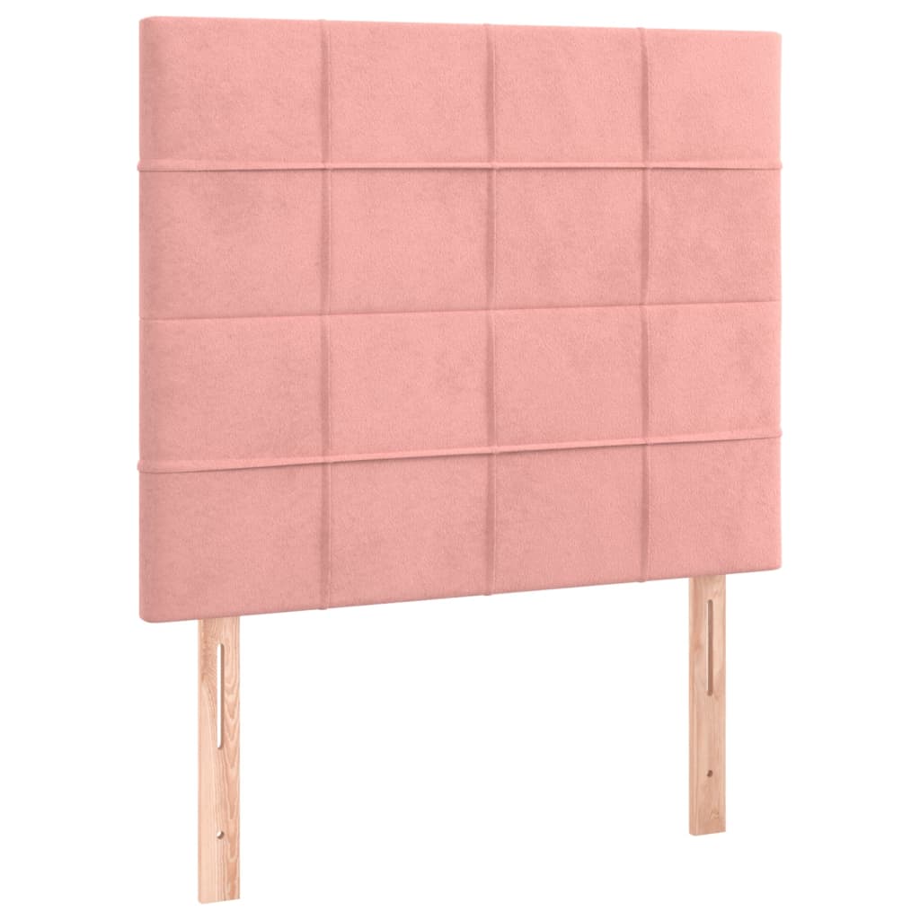 Hoofdborden 2 st 80x5x78/88 cm fluweel roze Hoofdborden en voetborden | Creëer jouw Trendy Thuis | Gratis bezorgd & Retour | Trendy.nl