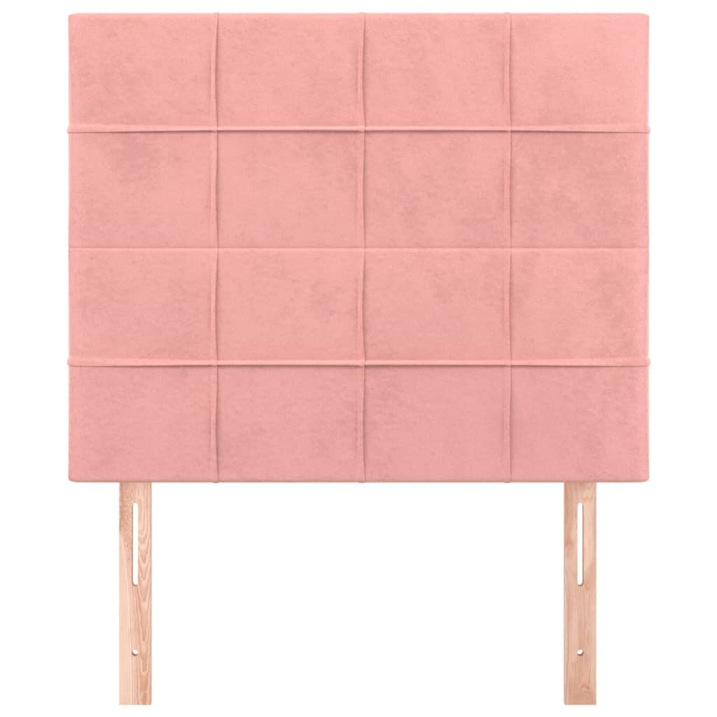 Hoofdborden 2 st 80x5x78/88 cm fluweel roze Hoofdborden en voetborden | Creëer jouw Trendy Thuis | Gratis bezorgd & Retour | Trendy.nl