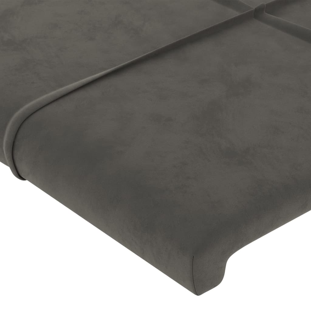 Hoofdborden 2 st 90x5x78/88 cm fluweel donkergrijs Hoofdborden en voetborden | Creëer jouw Trendy Thuis | Gratis bezorgd & Retour | Trendy.nl