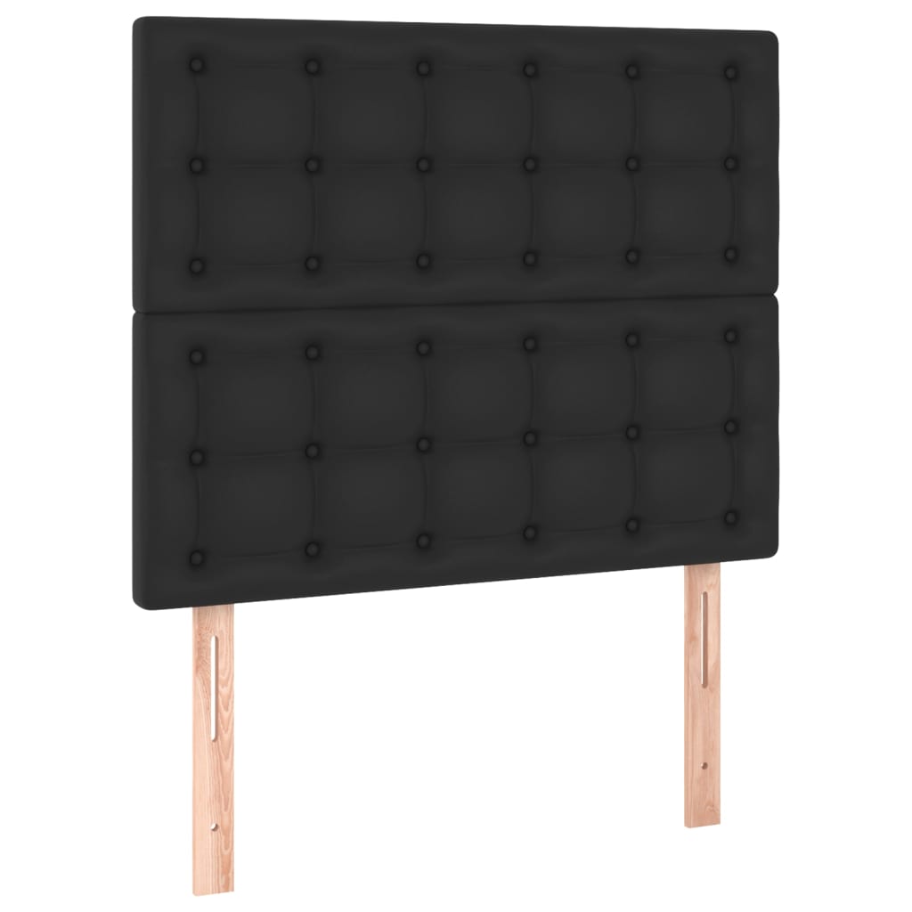 Hoofdborden 2 st 90x5x78/88 cm kunstleer zwart Hoofdborden en voetborden | Creëer jouw Trendy Thuis | Gratis bezorgd & Retour | Trendy.nl