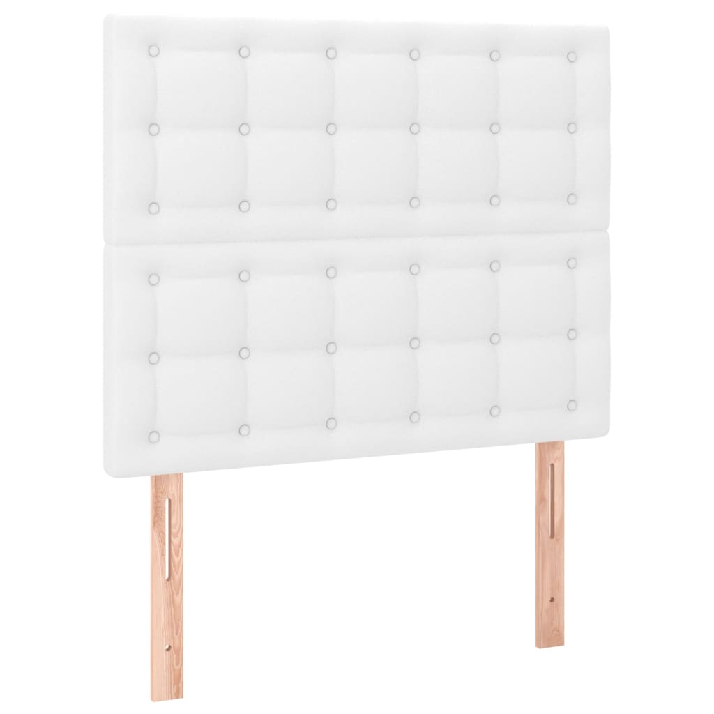 Hoofdborden 2 st 90x5x78/88 cm kunstleer wit Hoofdborden en voetborden | Creëer jouw Trendy Thuis | Gratis bezorgd & Retour | Trendy.nl