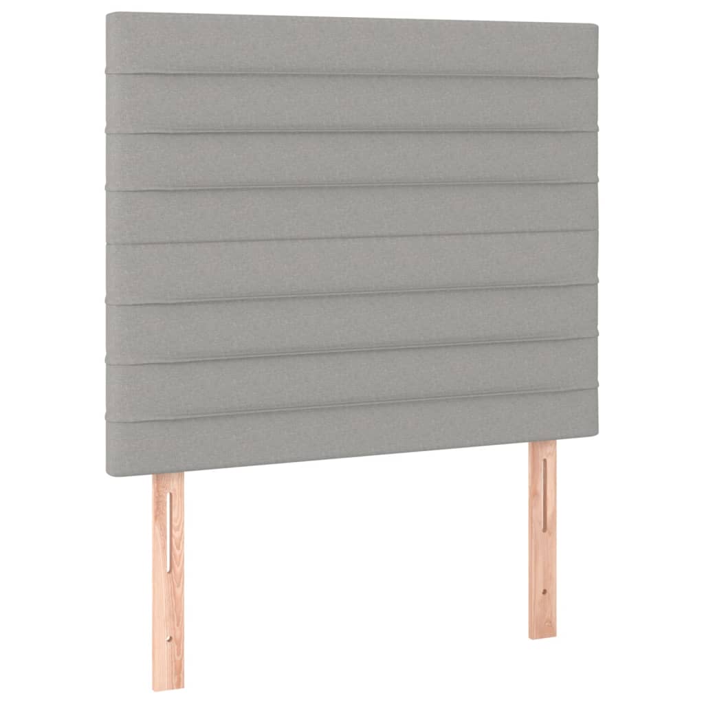 Hoofdborden 2 st 90x5x78/88 cm stof lichtgrijs Hoofdborden en voetborden | Creëer jouw Trendy Thuis | Gratis bezorgd & Retour | Trendy.nl