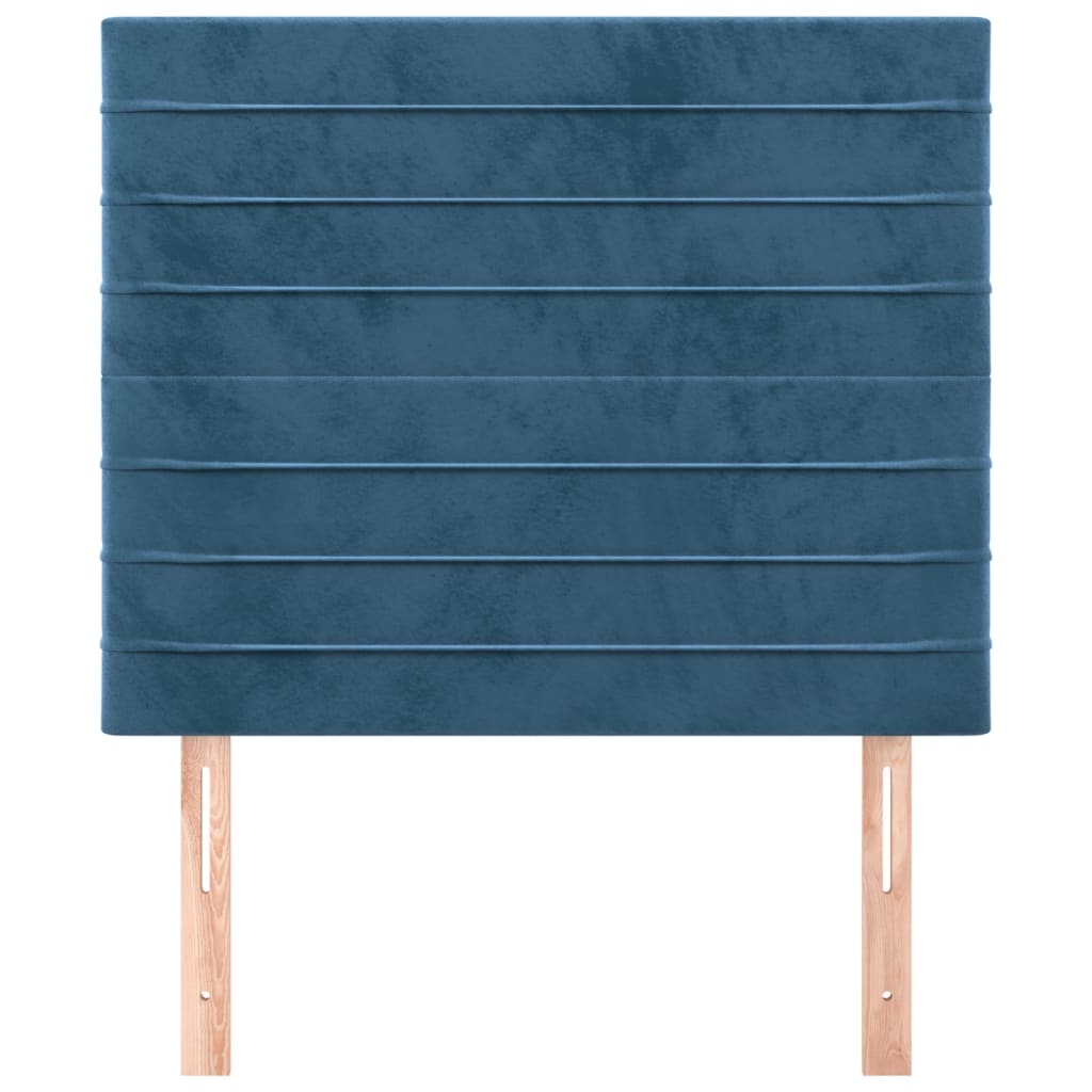 Hoofdborden 2 st 80x5x78/88 cm fluweel donkerblauw Hoofdborden en voetborden | Creëer jouw Trendy Thuis | Gratis bezorgd & Retour | Trendy.nl