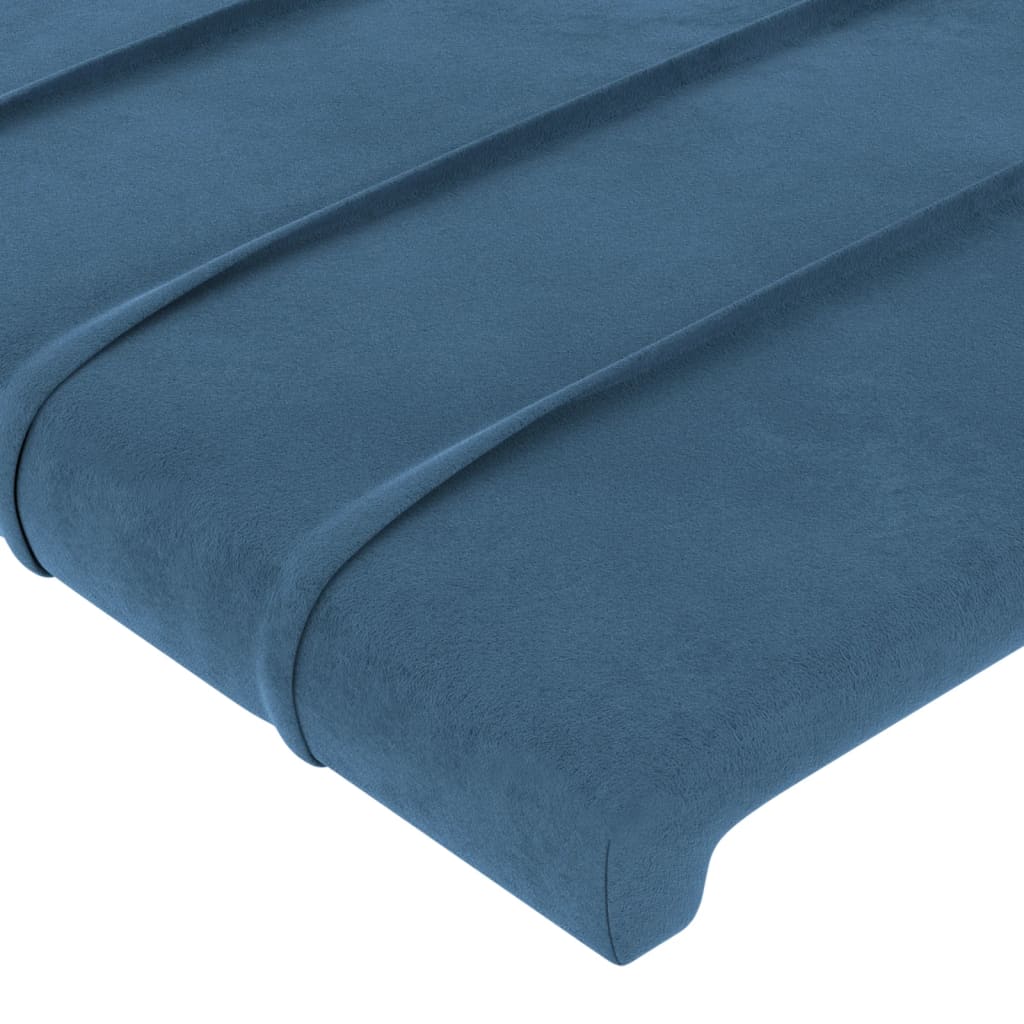 Hoofdborden 2 st 80x5x78/88 cm fluweel donkerblauw Hoofdborden en voetborden | Creëer jouw Trendy Thuis | Gratis bezorgd & Retour | Trendy.nl