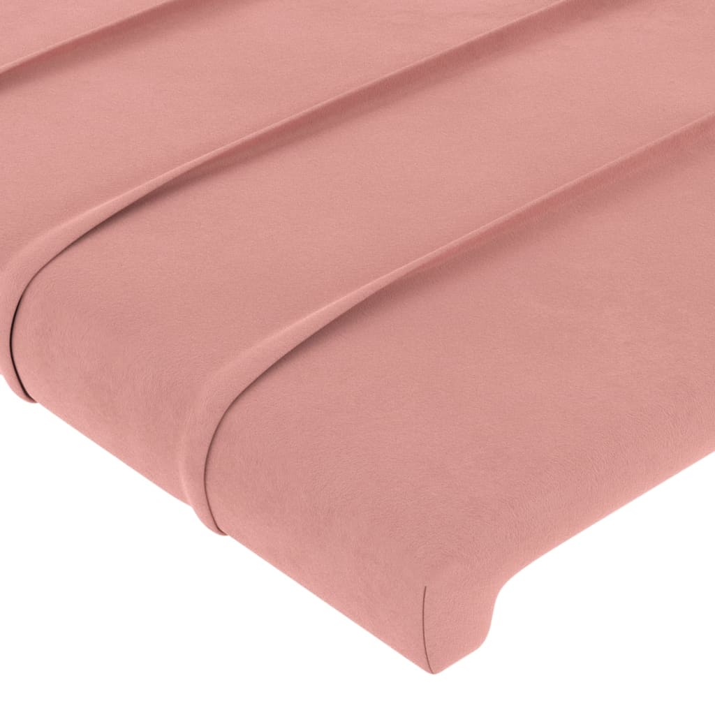 Hoofdborden 4 st 90x5x78/88 cm fluweel roze Hoofdborden en voetborden | Creëer jouw Trendy Thuis | Gratis bezorgd & Retour | Trendy.nl