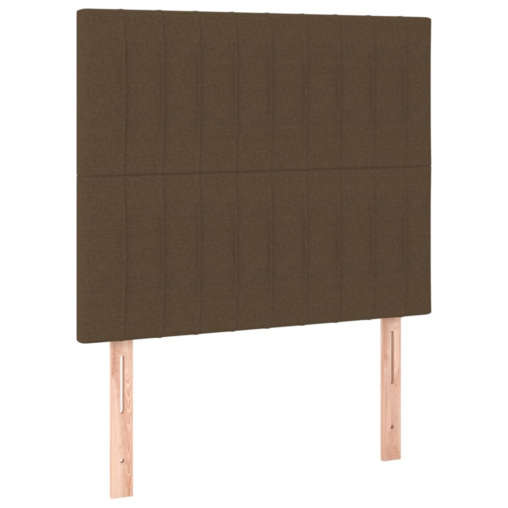 Hoofdborden 2 st 80x5x78/88 cm stof donkerbruin Hoofdborden en voetborden | Creëer jouw Trendy Thuis | Gratis bezorgd & Retour | Trendy.nl