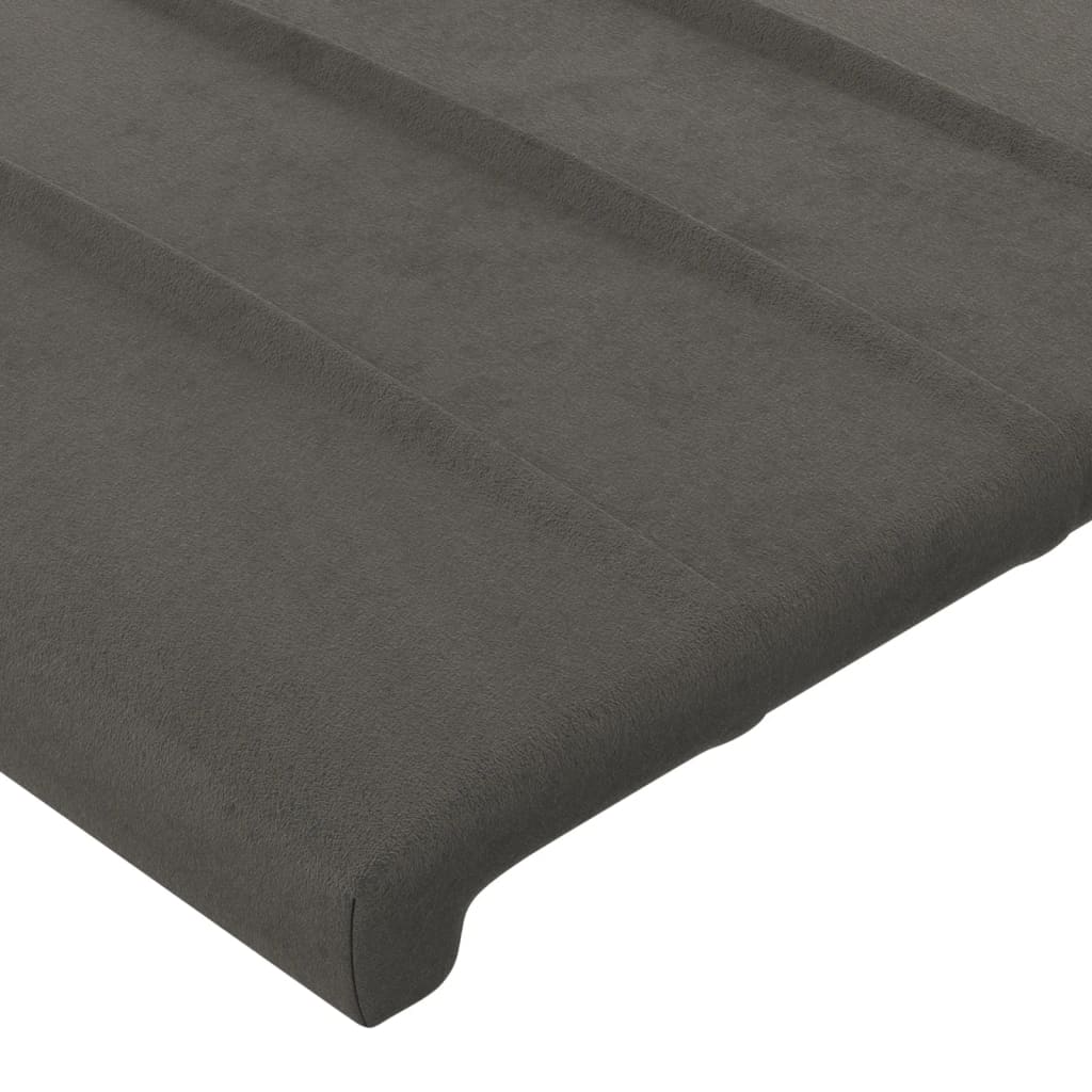 Hoofdborden 4 st 90x5x78/88 cm fluweel donkergrijs Hoofdborden en voetborden | Creëer jouw Trendy Thuis | Gratis bezorgd & Retour | Trendy.nl