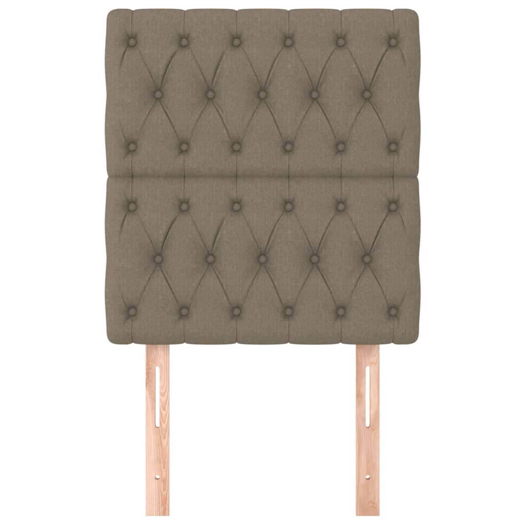 Hoofdborden 2 st 80x7x78/88 cm stof taupe Hoofdborden en voetborden | Creëer jouw Trendy Thuis | Gratis bezorgd & Retour | Trendy.nl