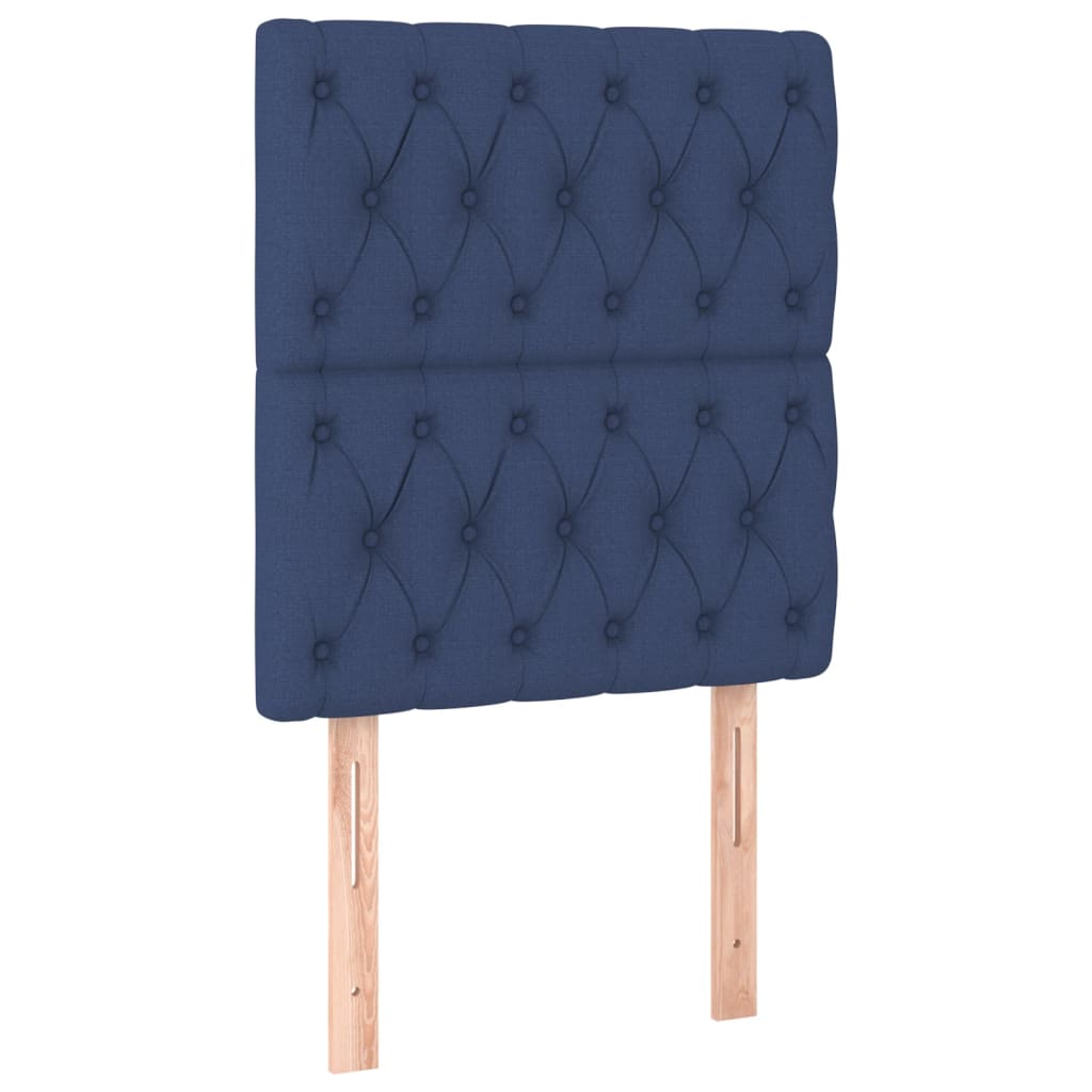 Hoofdborden 2 st 80x7x78/88 cm stof blauw Hoofdborden en voetborden | Creëer jouw Trendy Thuis | Gratis bezorgd & Retour | Trendy.nl