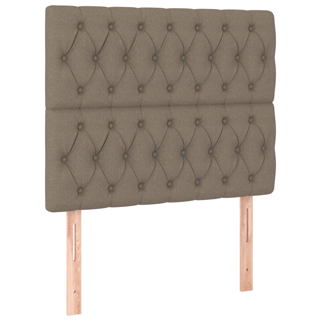 Hoofdborden 2 st 90x7x78/88 cm stof taupe Hoofdborden en voetborden | Creëer jouw Trendy Thuis | Gratis bezorgd & Retour | Trendy.nl