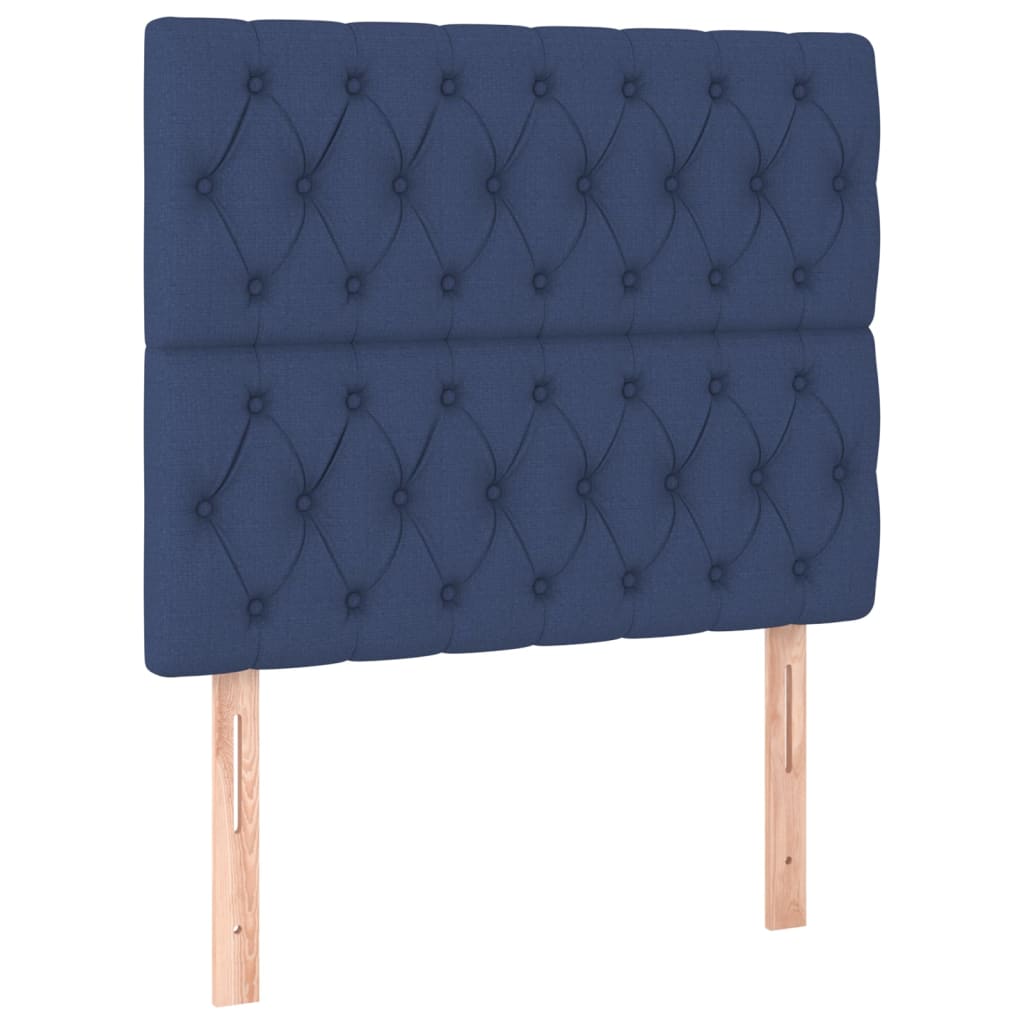 Hoofdborden 2 st 90x7x78/88 cm stof blauw Hoofdborden en voetborden | Creëer jouw Trendy Thuis | Gratis bezorgd & Retour | Trendy.nl