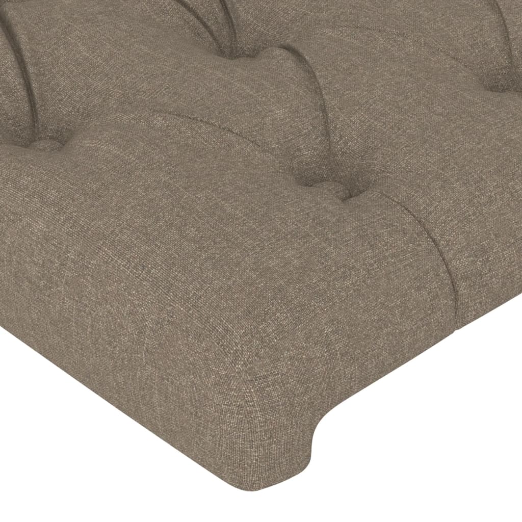 Hoofdborden 2 st 100x7x78/88 cm stof taupe Hoofdborden en voetborden | Creëer jouw Trendy Thuis | Gratis bezorgd & Retour | Trendy.nl