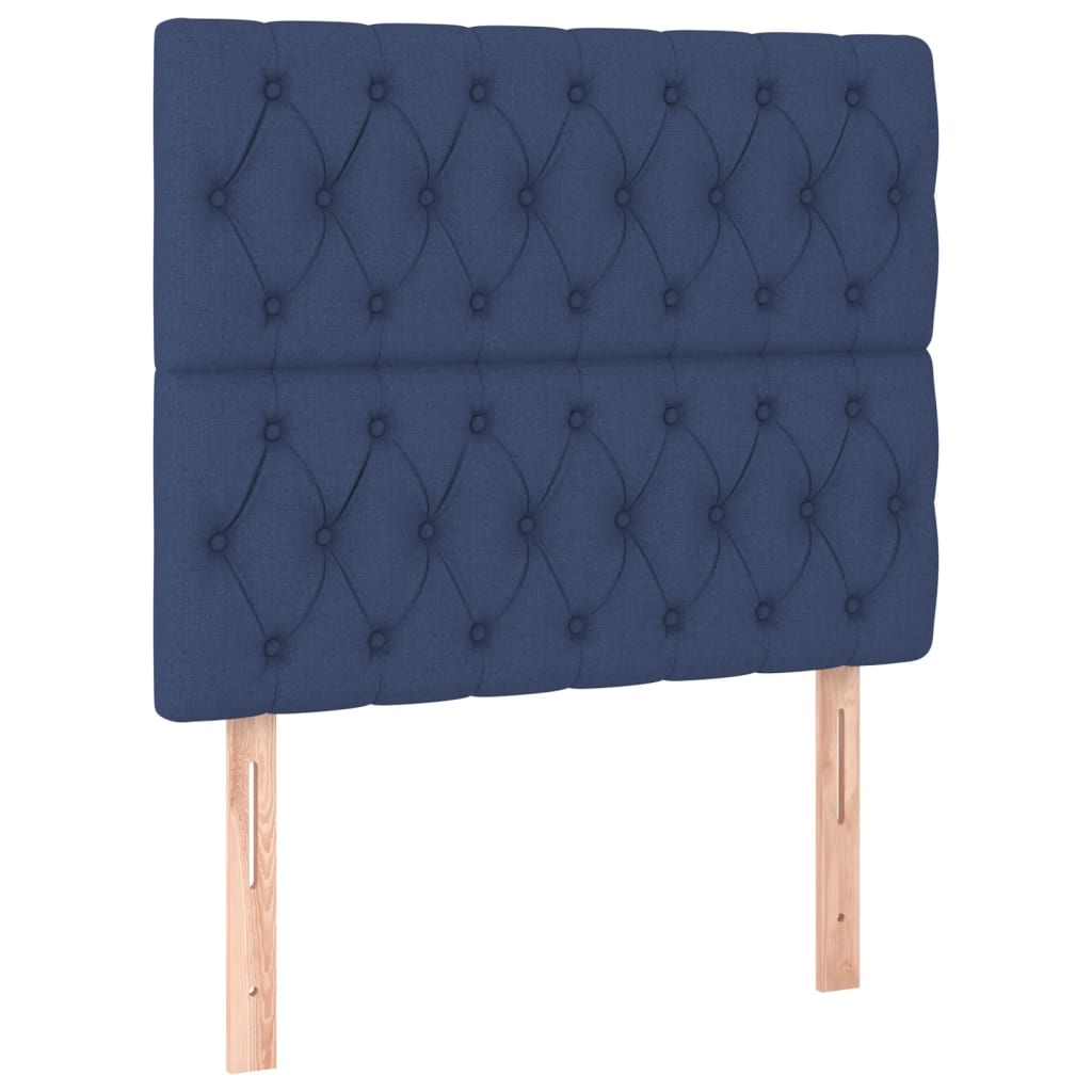 Hoofdborden 2 st 100x7x78/88 cm stof blauw Hoofdborden en voetborden | Creëer jouw Trendy Thuis | Gratis bezorgd & Retour | Trendy.nl