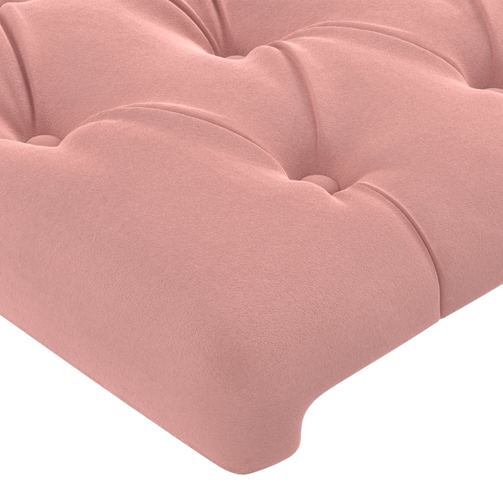 Hoofdborden 4 st 100x7x78/88 cm fluweel roze Hoofdborden en voetborden | Creëer jouw Trendy Thuis | Gratis bezorgd & Retour | Trendy.nl