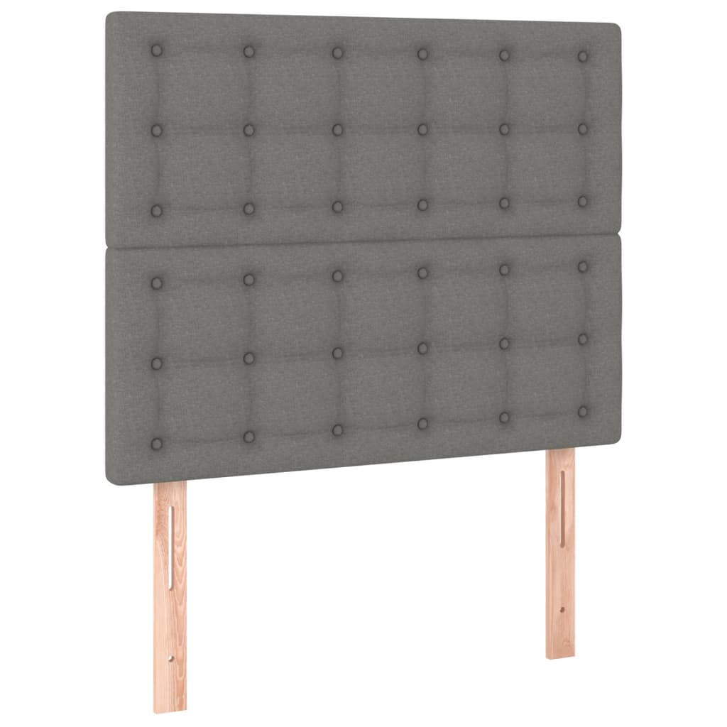 Hoofdborden 2 st 80x5x78/88 cm stof donkergrijs Hoofdborden en voetborden | Creëer jouw Trendy Thuis | Gratis bezorgd & Retour | Trendy.nl